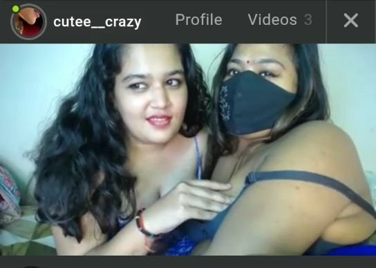 CuteeCrazy big boobs pressing